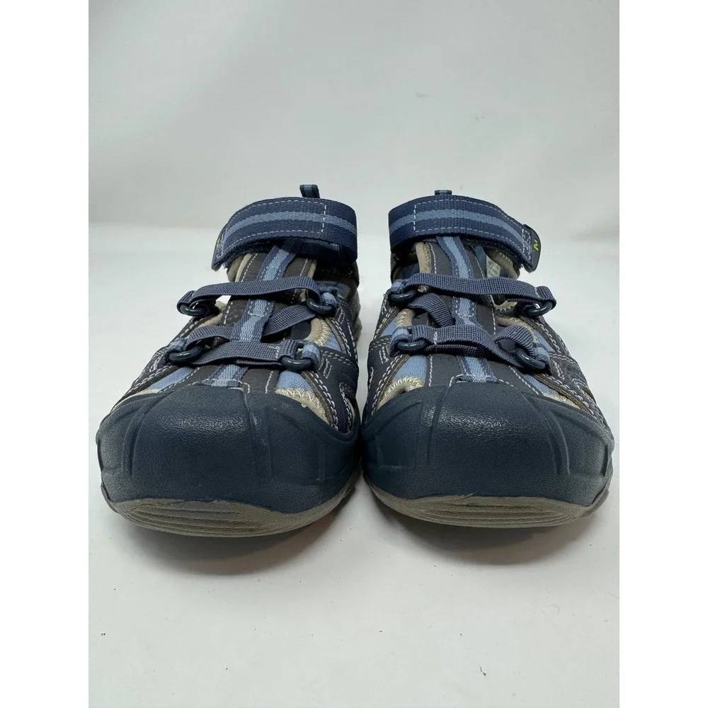 Merrell Hydro Hiker Kids Navy‎ Blue Grey Water Sandals Shoes Size 3W Big Kid